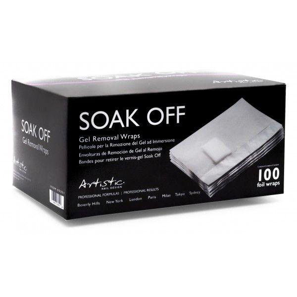 Artistic SoakOff Foil Removal Wrap 100pk