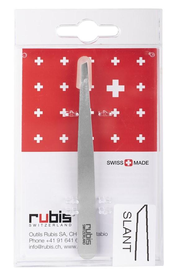 Rubis Tweezer Classic Slanted S/Steel