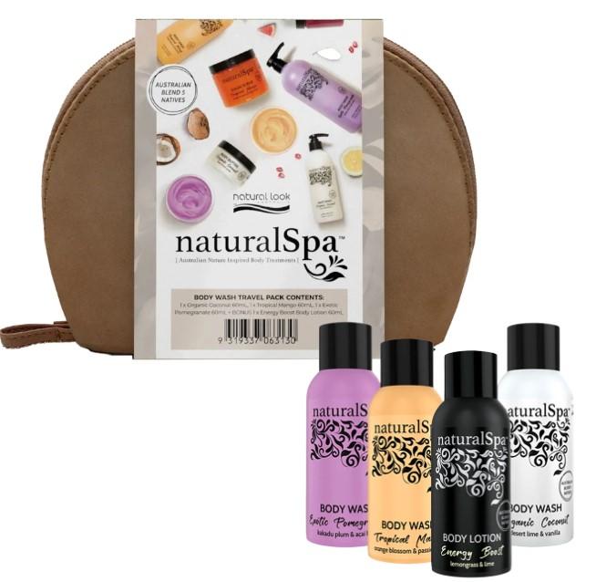 NaturalSpa Body Wash Travel Pack