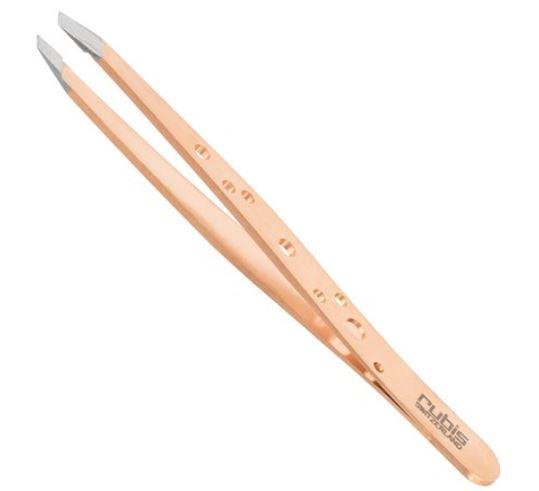 Rubis Slant Tweezer Rose Gold Bubbles