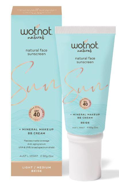 WotNot Natural Face Sunscreen + BB Cream