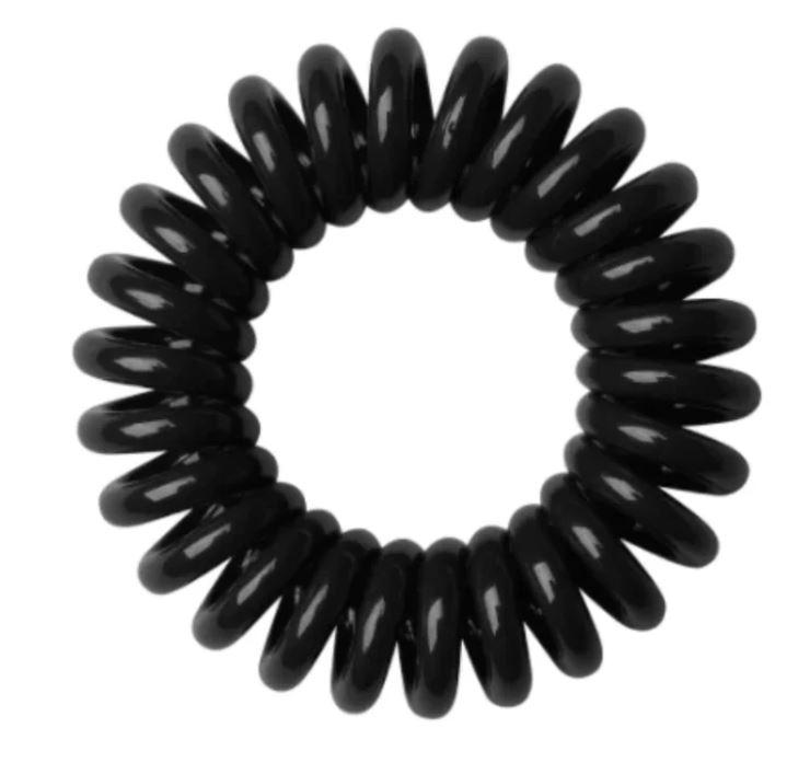 Black Twist Hair Ties 5pk