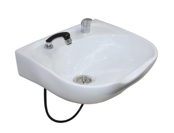 Tasman Wall Hung Ceramic Basin-White