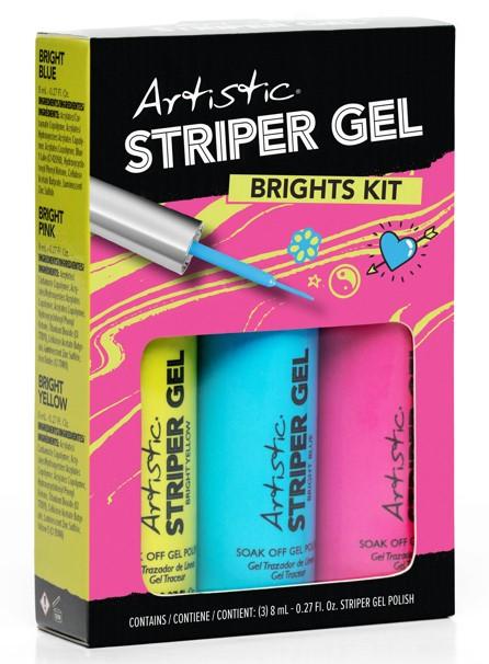 Art Striper 3pce Gel Kit - Bright