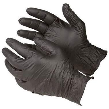 Medicom Disposable Nitrile Black Gloves