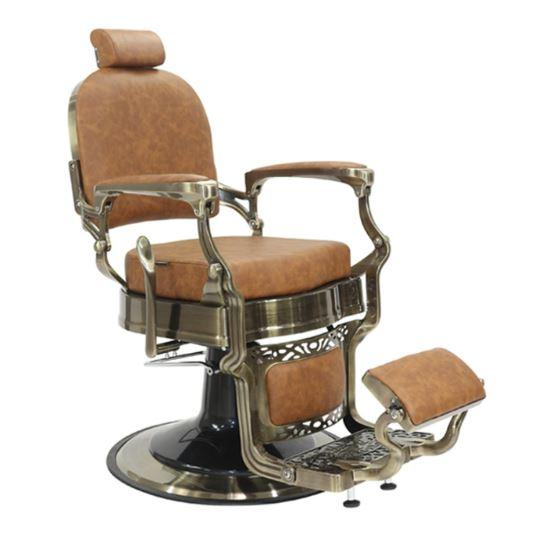 Havana Barber Chair Tan-Antique Frame