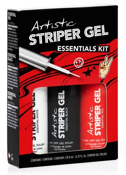 Art Striper 3pce Gel Kit - Essentials