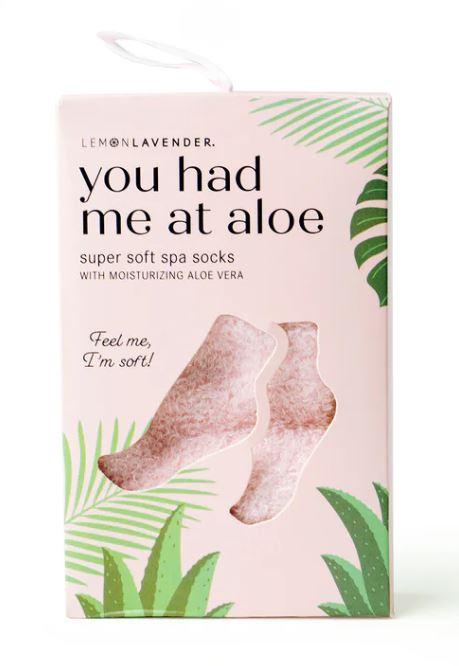 Lemon Lavender Moisturising Aloe Socks